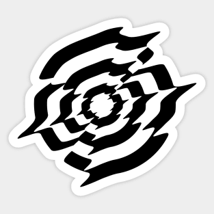 Black & White Hole Sticker